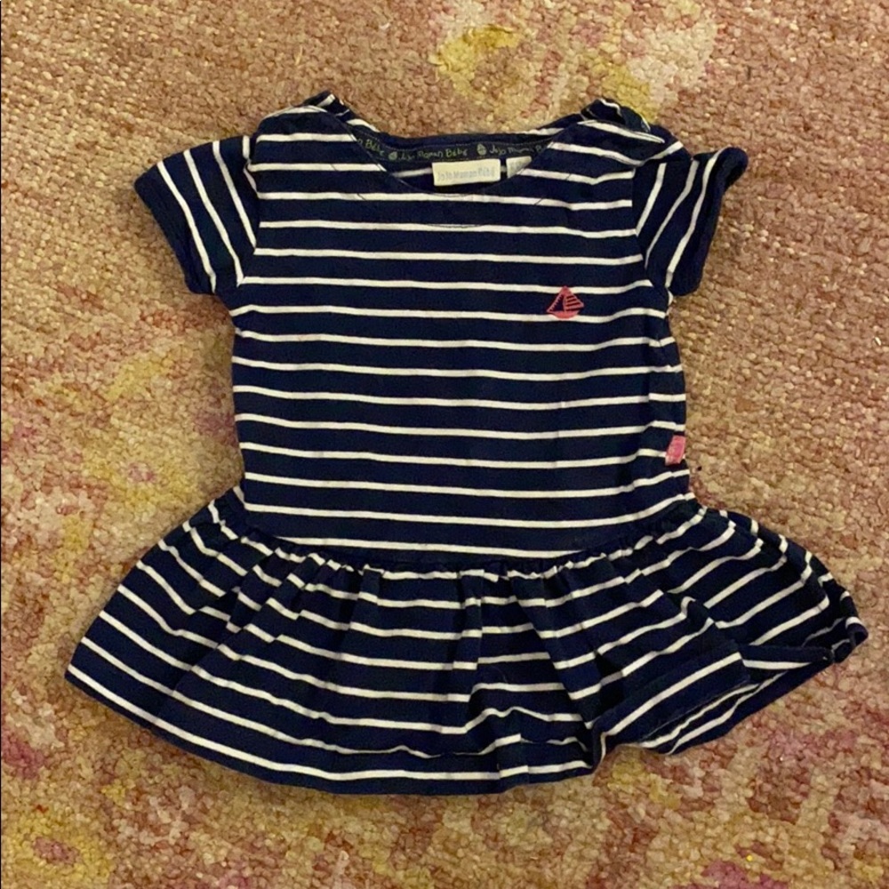 Jojo Maman Bebe Nautical dress 6-12m